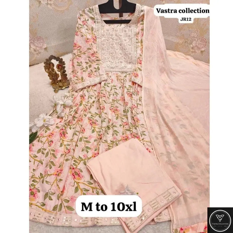 HEAVY NAIRACUT KURTA PANT DUPATTA S TO 10XL - DESIGN 1 - VASTRA COLLECTION