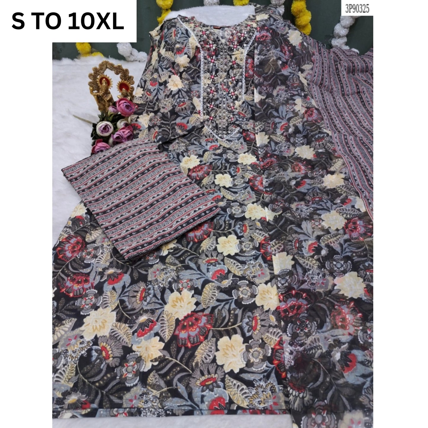 Readymade Kurta Pant Dupatta - DESIGN 182 - VASTRA COLLECTION