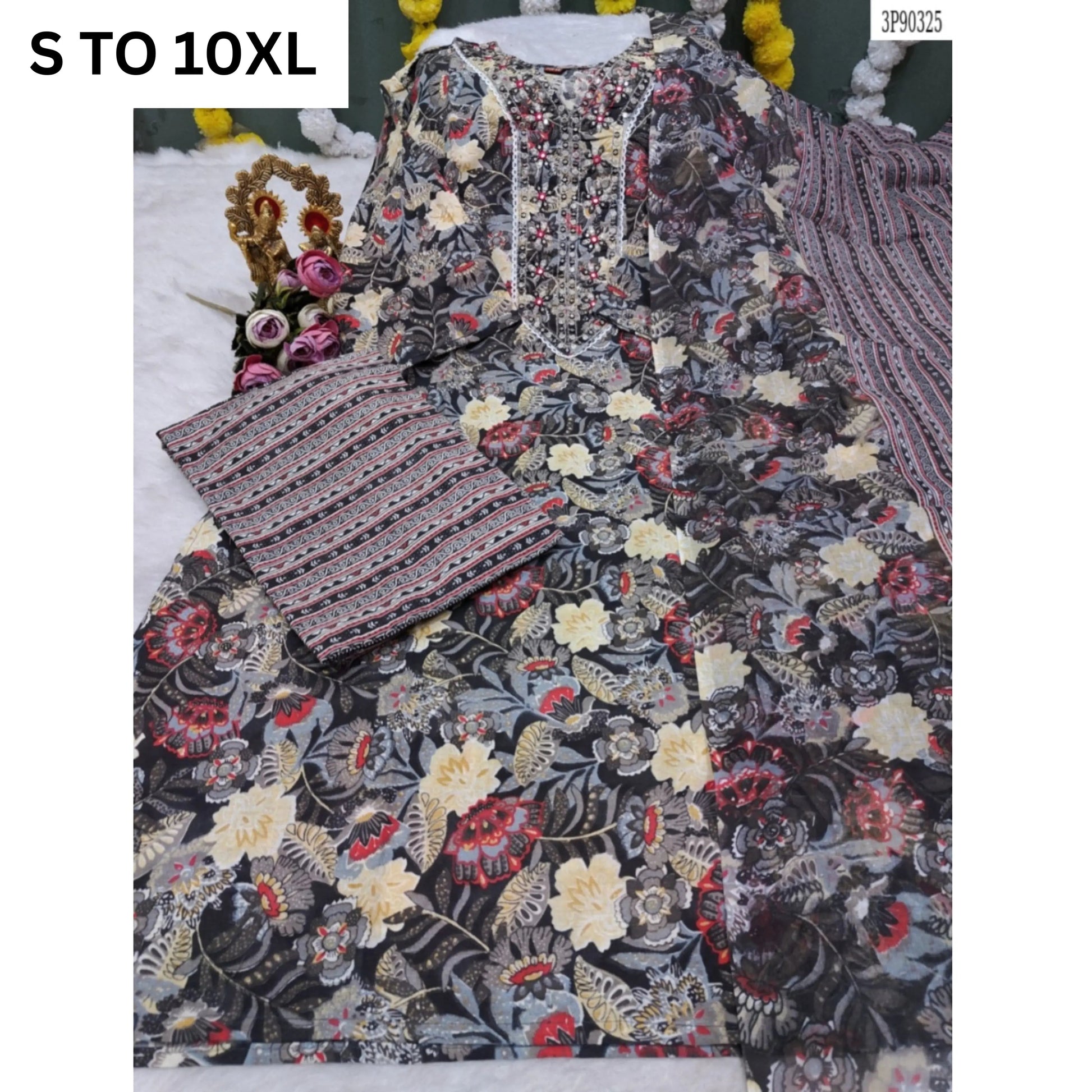 Readymade Kurta Pant Dupatta - DESIGN 182 - VASTRA COLLECTION