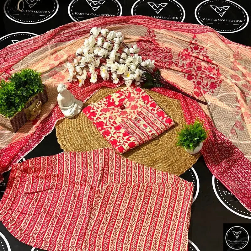 Readymade Kurta Pant Dupatta - DESIGN 47 - VASTRA COLLECTION