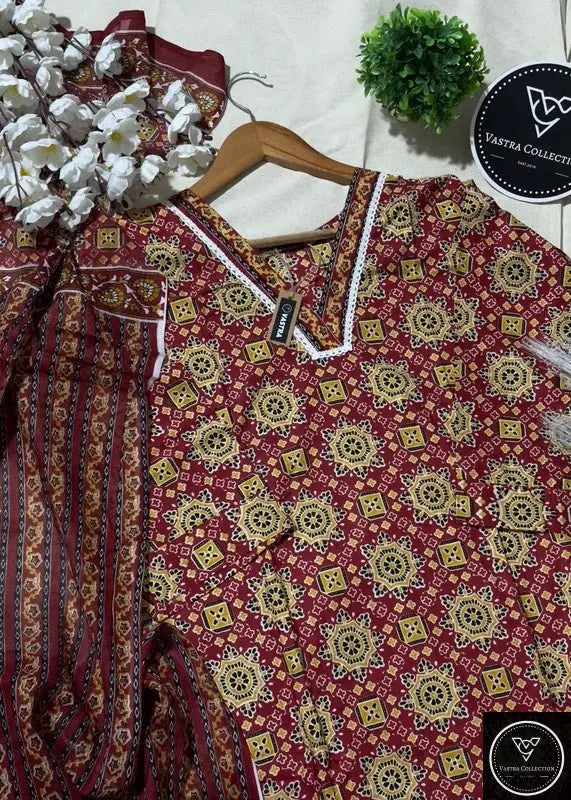 Readymade Kurta Pant Dupatta - DESIGN 63 - VASTRA COLLECTION