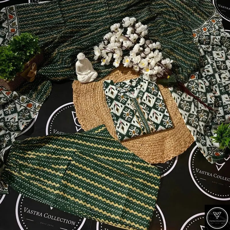 Readymade Kurta Pant Dupatta - DESIGN 9 - VASTRA COLLECTION