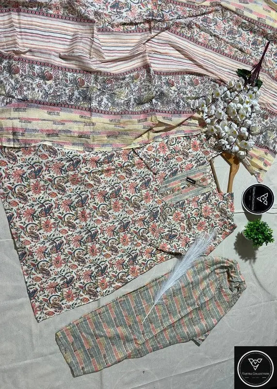 Readymade Kurta Pant Dupatta - DESIGN 98 - VASTRA COLLECTION