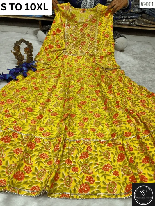 Readymade long gown full flair S TO 10XL - DESIGN 27 - VASTRA COLLECTION