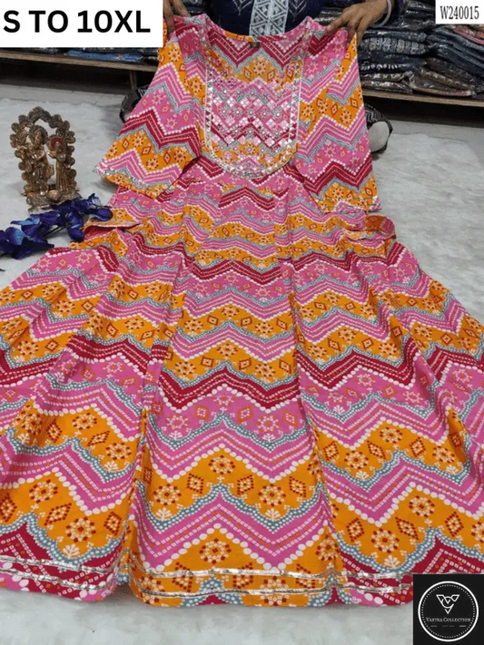 Readymade long gown full flair S TO 10XL - DESIGN 28 - VASTRA COLLECTION