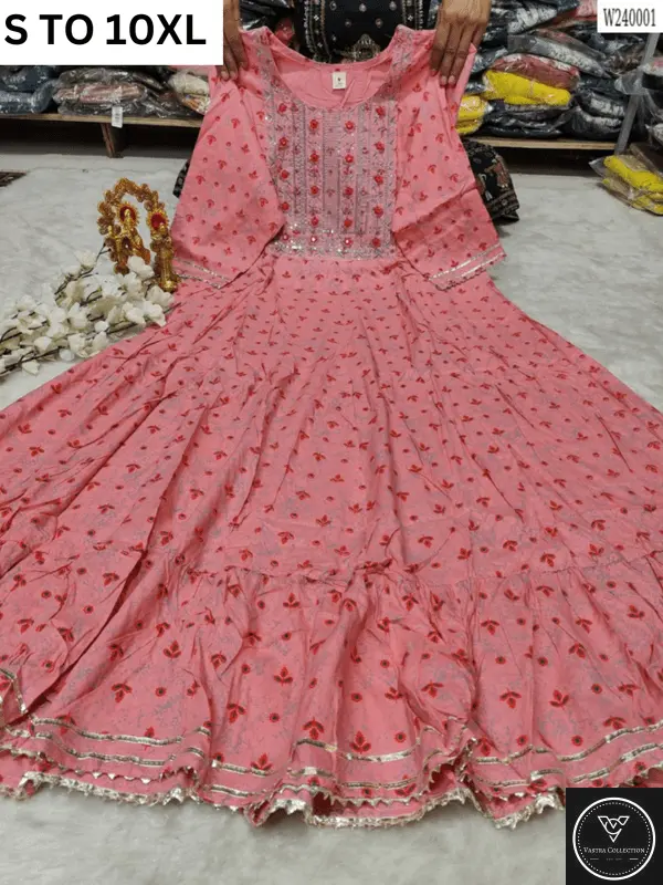 Readymade long gown full flair S TO 10XL - DESIGN 32 - VASTRA COLLECTION