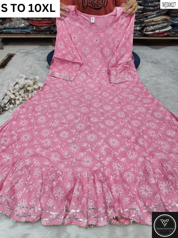 Readymade long gown full flair S TO 10XL - DESIGN 8 - VASTRA COLLECTION