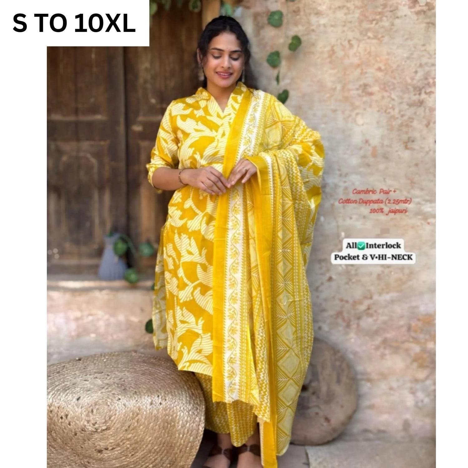 KURTA PANT DUPATTA S TO 10XL - VASTRA COLLECTION