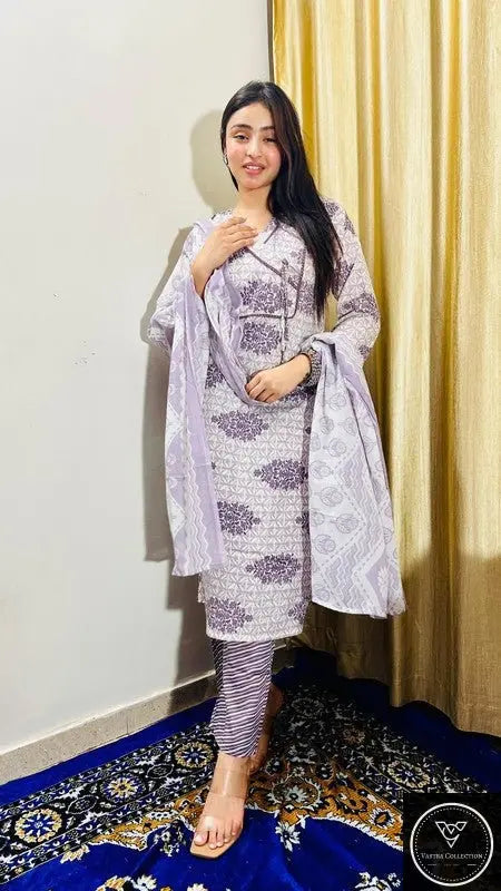 Readymade Kurta Pant Dupatta - DESIGN 112 - VASTRA COLLECTION