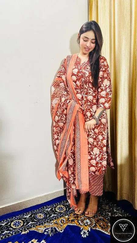 Readymade Kurta Pant Dupatta - DESIGN 120 - VASTRA COLLECTION