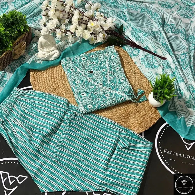 Readymade Kurta Pant Dupatta - DESIGN 27 - VASTRA COLLECTION