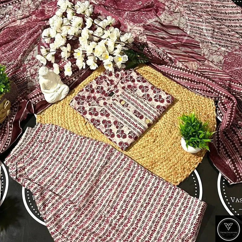 Readymade Kurta Pant Dupatta - DESIGN 57 - VASTRA COLLECTION