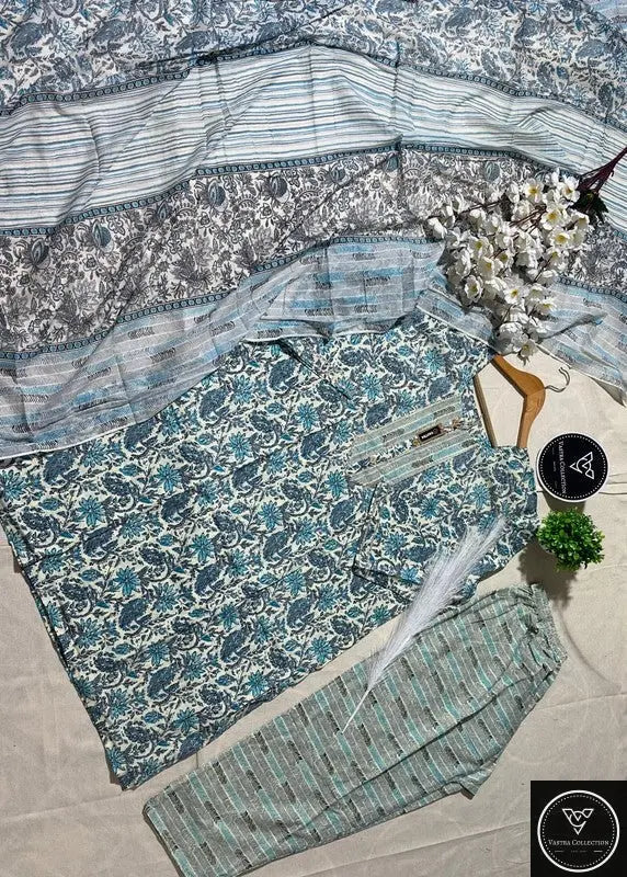 Readymade Kurta Pant Dupatta - DESIGN 97 - VASTRA COLLECTION