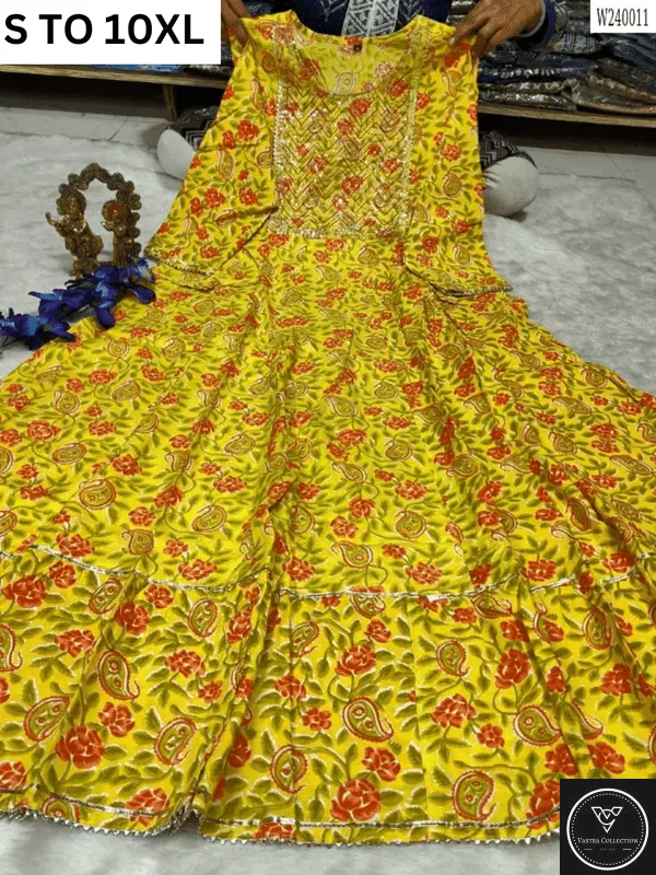 Readymade long gown full flair S TO 10XL - DESIGN 27 - VASTRA COLLECTION